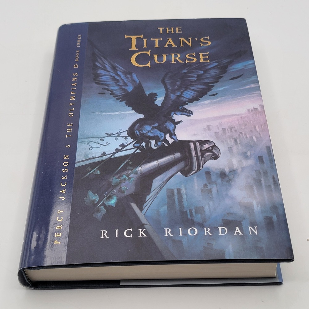 Rick Riordan The Titan's Curse Hardcover 1st Edition Book 3 Percy Jackson EX con